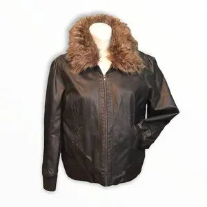 Detachable fur collar for leather jacket discount